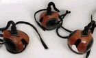 New Falconry Hood Dutch Hand Stitched (Black/ Brown) (All Sizes Available)