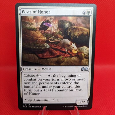 x4 MTG Pests of Honor Playset 310 Wilds of Eldraine Magic 4x