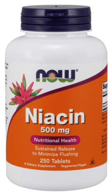 Now Foods Niacin 500mg 250 Tab