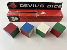 Vintage Pressman Devil's Dice Brain Teaser Puzzle