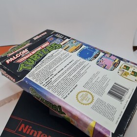 Teenage Mutant Hero Turtles Nintendo NES Cartridge + Box - (PAL B FRA)