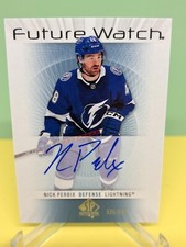 22-23 Nick Perbix Retro Future Watch Auto RFWA-NP Tampa Bay Lightning