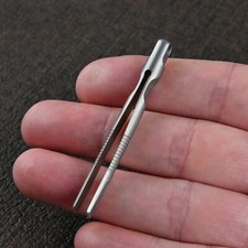 CNC Titanium Mini Keychain EDC Tweezers Pocket Outdoor Lightweight Clamping Tool