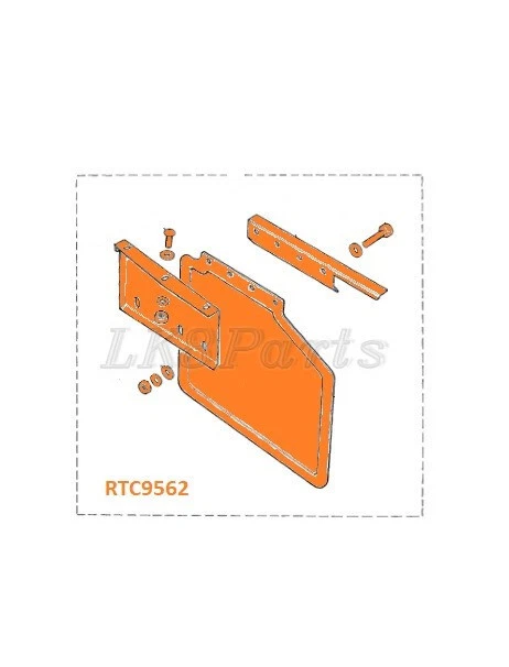 Kit de guardabarros delantero con soportes Land Rover Range Rover Classic County 1987-1995 Foto 2 de 3
