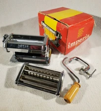 Imperia Tipo Lusso SP150 Stainless Steel Hand Crank Pasta Maker~Torino Italy