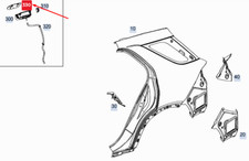 Neue MERCEDES-BENZ GLE W167 Tankklappe A1677570800