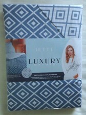 Jette Joop Bettwäsche LUXURY Set 2-tlg Blau-Weiß Wendebettwäsche 135 x 200cm OVP