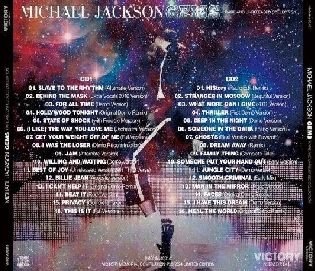 MICHAEL JACKSON / GEMS : RARE AND UNRELEASED COLLECTION 2CD NEW
