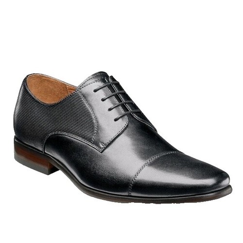 Florsheim Black Shoe Company Comfort Leather Upper Mens 