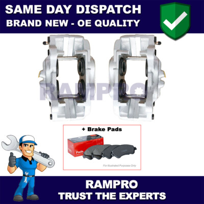 Rampro Front Brake Calipers + Pads Fits Toyota Land Cruiser Prado 2002-2010