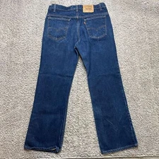 90s Vintage Orange Tab Levis 575 Made in USA Blue Denim Jeans Size 38 X 30