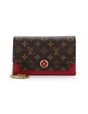 Louis Vuitton Flore Chain Wallet Monogram Canvas