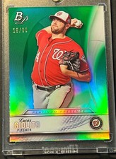 2016 BOWMAN PLATINUM PRESENCE GREEN REFRACTOR - LUCAS GIOLITO (RC) Serial #d /99