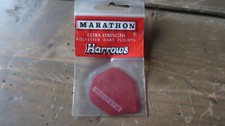 3 NEW Vintage Dart Flights RED MARATHON HARROWS