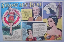 Strange As It Seems: Ella Raines, Samuel S. Hinds  by Hix 9/9/1945