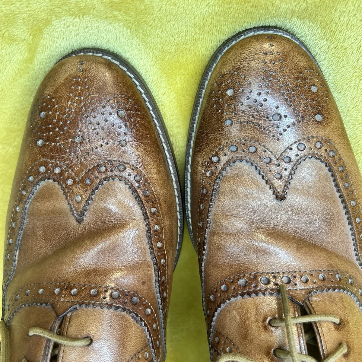 Cole Haan Cambridge Men\'s Wingtip Oxfords Dress Shoes Size 10 M Leather C12915 Cole Haan Cambridge C12915 Brown Leather | Mercari main image 2