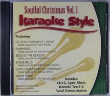 Soulful Christmas Volume 1 Christian Karaoke Style NEW CD G Daywind 6 Songs