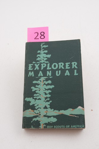 Explorer Manual Boy Scouts of America Book BSA (F3L-28) January 1950 1st - Picture 6 of 6