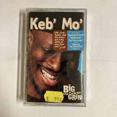 Big Wide Grin by Keb' Mo' (Cassette, Jun-2001, Sony Music Distribution (USA))NEW