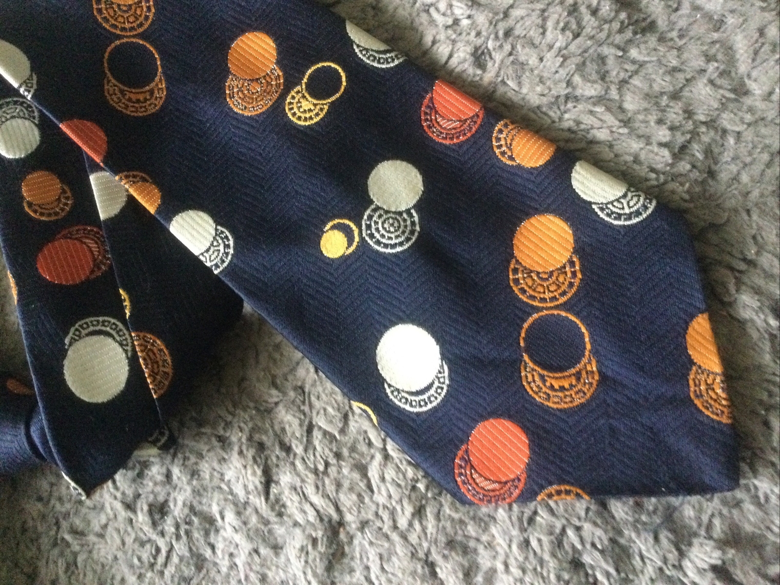 Rare Vintage Michelsons of London Retro Tie   Casual Mod. kitsch Tied image 3