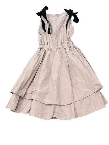 CHRISTINA ROHDE GIRL'S DRESS DUSTY ROSE LAYERED SLEEVELESS SHOULDER TIES 10 - Picture 2 of 8