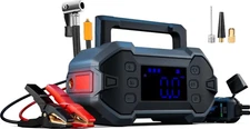 Portable Car Jump Starter 3000A with Air Compressor 12V Battery Jumper Emergency