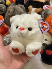 PUFFKINS Hugs the Valentine Bear 5 Plush w/ Tag 1998