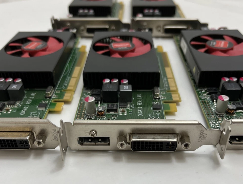 JobLot 5x Dell  AMD Radeon R5 240 1GB GDDR3 Video Graphics Card 0W42M3 Ref:1414 - Image 2 of 4