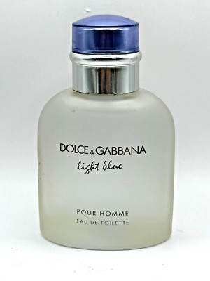 Dolce & Gabbana Light Blue EDT Spray 2.5 oz 75 ml unbox see picture men