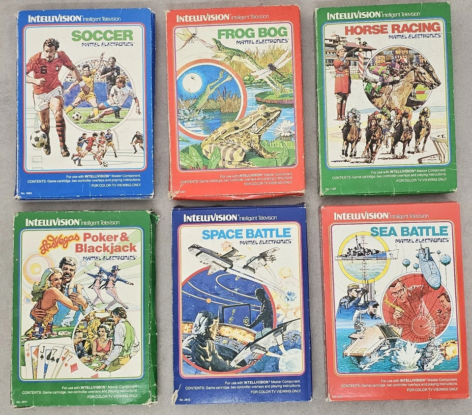 Juegos Mattel Intellivision Pal Todos Probado - Imagen 2 de 4