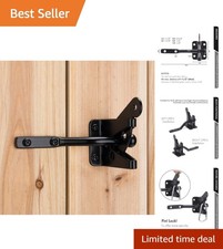 2 Pcs Outdoor Gate Latch with Gravity Lever - Easy Installation, Reliable Safety