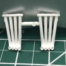 LONG Funny Car Zoomie HEADERS PRO MOD Drag Race NHRA RVL 1:25 LBR Model Parts