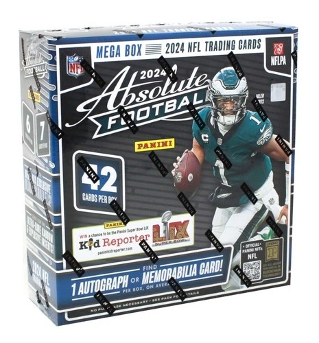 2024 PANINI ABSOLUTE FOOTBALL MEGA BOX BLOWOUT CARDS