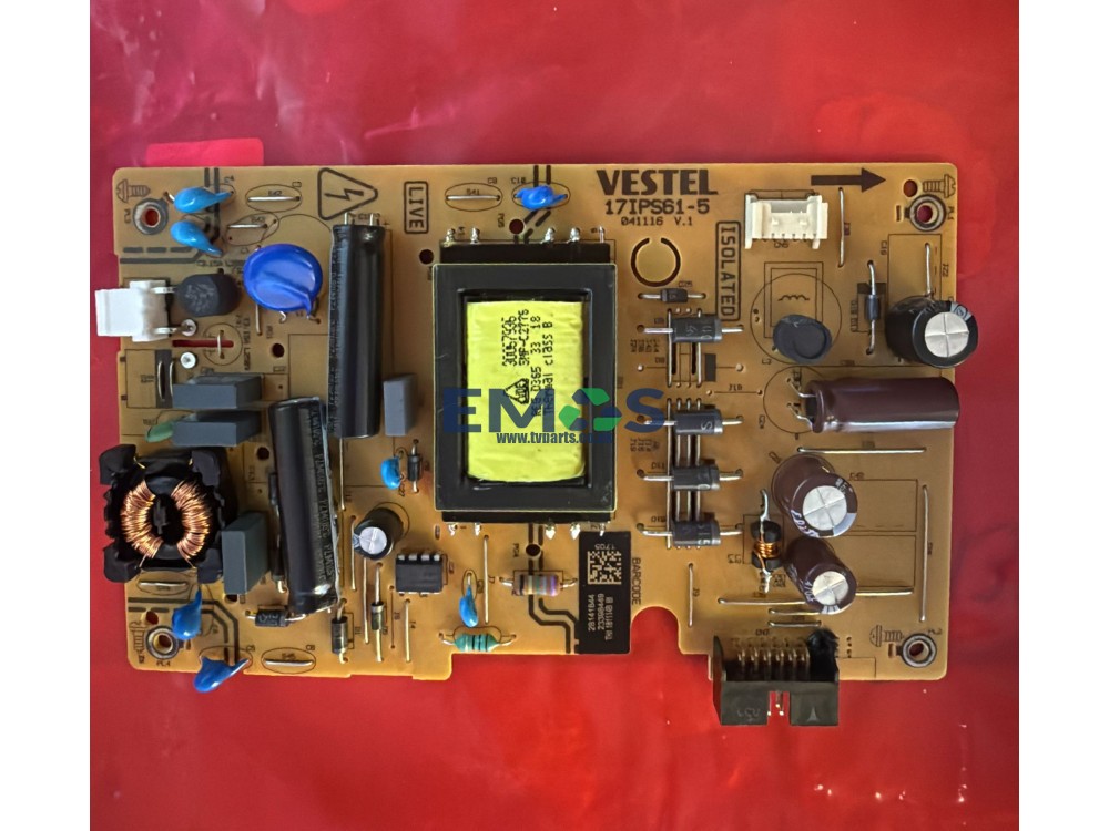 23398449 POWER SUPPLY FOR PANASONIC VESTEL TX-24E302B 1905 (17ips61-5)