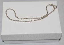 Sterling Silver Petite Rice Chain Italy 1mm B...