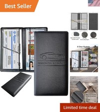 Car Registration Insurance Card Holder- Vehicle Card Organizer