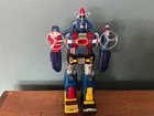 Vtg. Japanese Bandai VOLTRON Dairugger XV GB-73 Diecast Toy Robot Height 6” READ