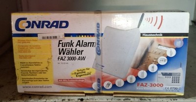 Conrad Funkalarmwähler FAZ 3000 AW, neu in ungeöffneter Originalverpackung