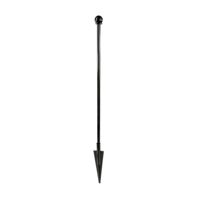 #ad #ad Multi Style Fence Post and Stake Black Steel 48 Inch Height for Outdoor Use $11.02