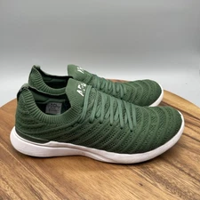 APL TechLoom Wave Shoes Womens Size 9 Green Knit Running Sneakers Lightweight