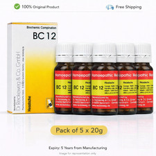 Dr Reckeweg BC 12 Tablets 20g Homeopathic General Wellness Support 5 Pack