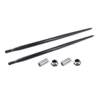 49" Hay Spike Bale Spear 4500lb Capacity Spike Fork Fit For Tractor Black 2 PACK