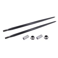 49" Hay Spike Bale Spear 4500lb Capacity Spike Fork Fit For Tractor Black 2 PACK