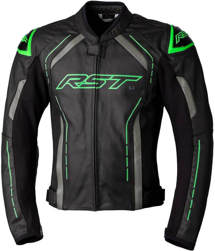 Veste en cuir RST S1 CE haute résistance contre l'abrasion