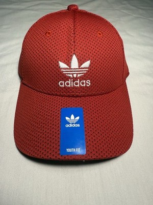 Adidas Originals Youth Fit Zig SnapBack Red Hat MSRP $22