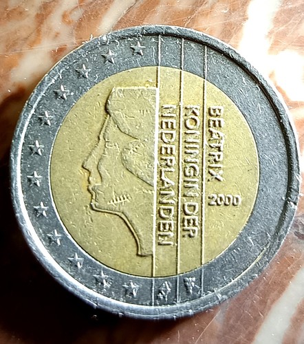 Fehlprägung 2-Euro-Münze Niederlande 2000 – BEATRIX KÖNIGIN DER NEDERLANDEN - Bild 6 von 12