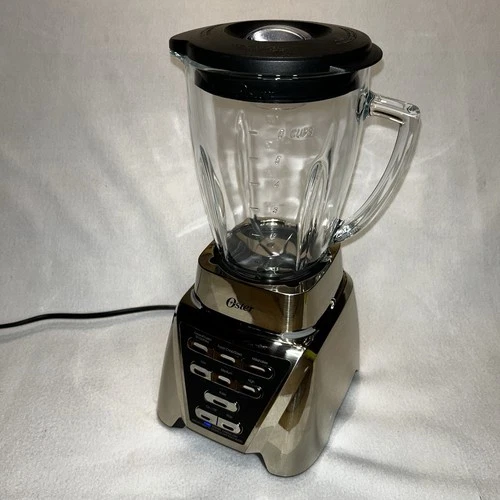 Oster Pro 1200 7 Speed Food Smoothie Blender Nickel Kitchen Appliance *See Video