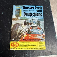 Program For The 1969 German Grand Prix Program For The 1969 German Grand Prix
