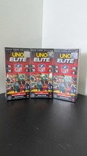 3x UNO Elite NFL 2025 Core Edition Booster Bundle-Kaleidoscope Cards SEALED