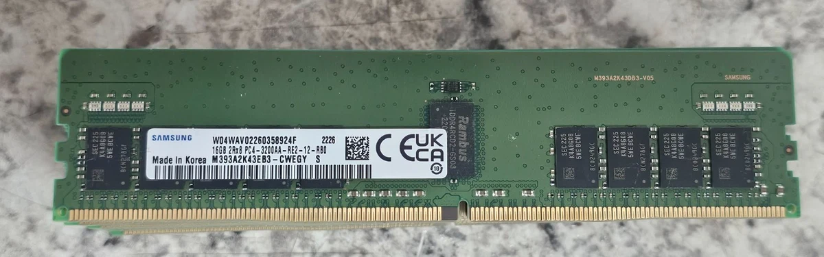 Samsung DDR4 SDRAM 16 GB Capacity per Module Memory (RAM) for sale
